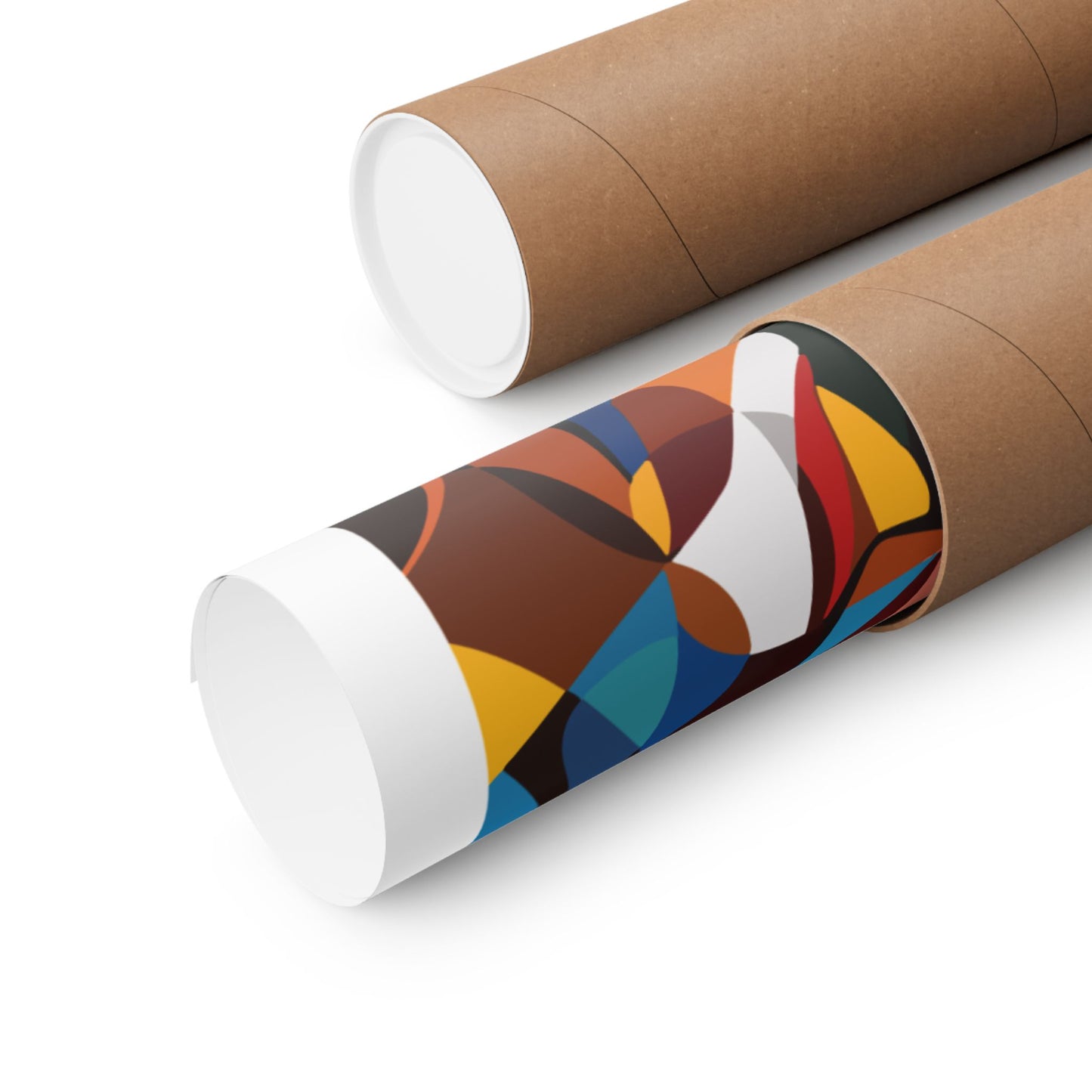 Abstract Faces Poster | African American Men in Cubist Style Wall Art