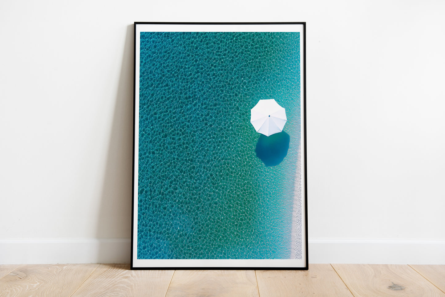Minimalist Beach Poster | Serene Coastal Wall Art for Relaxing Home Decor