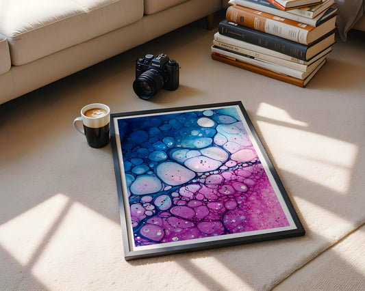 Dream Cells Poster | Abstract Fluid Art Print