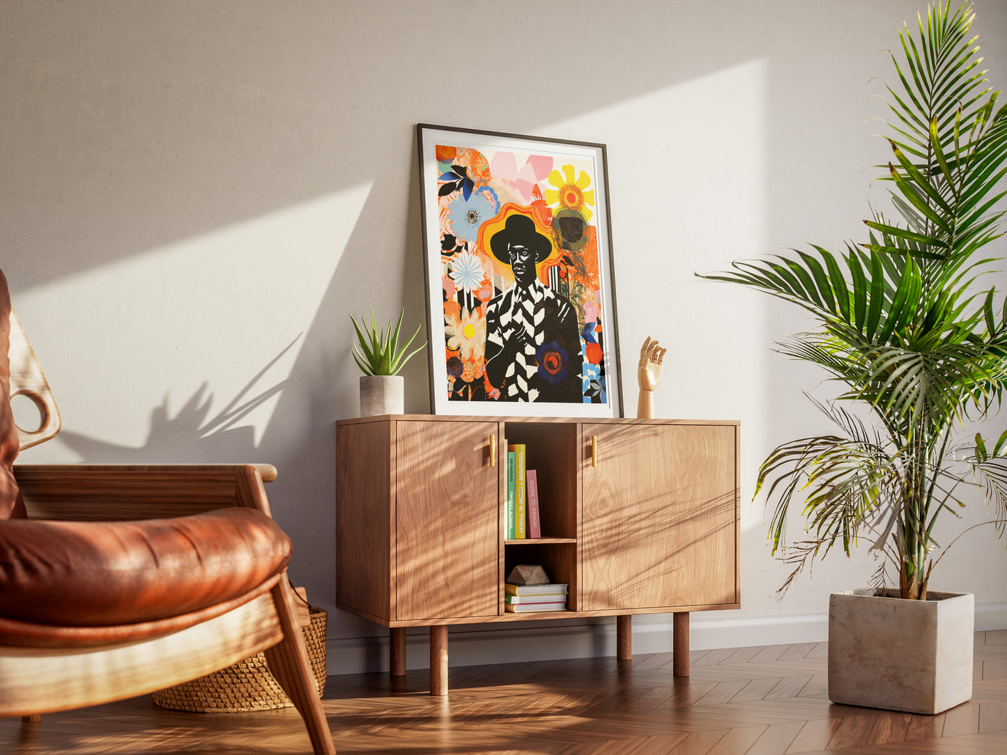 Afrofuturist Storytelling Poster | Bold African American Collage Wall Art