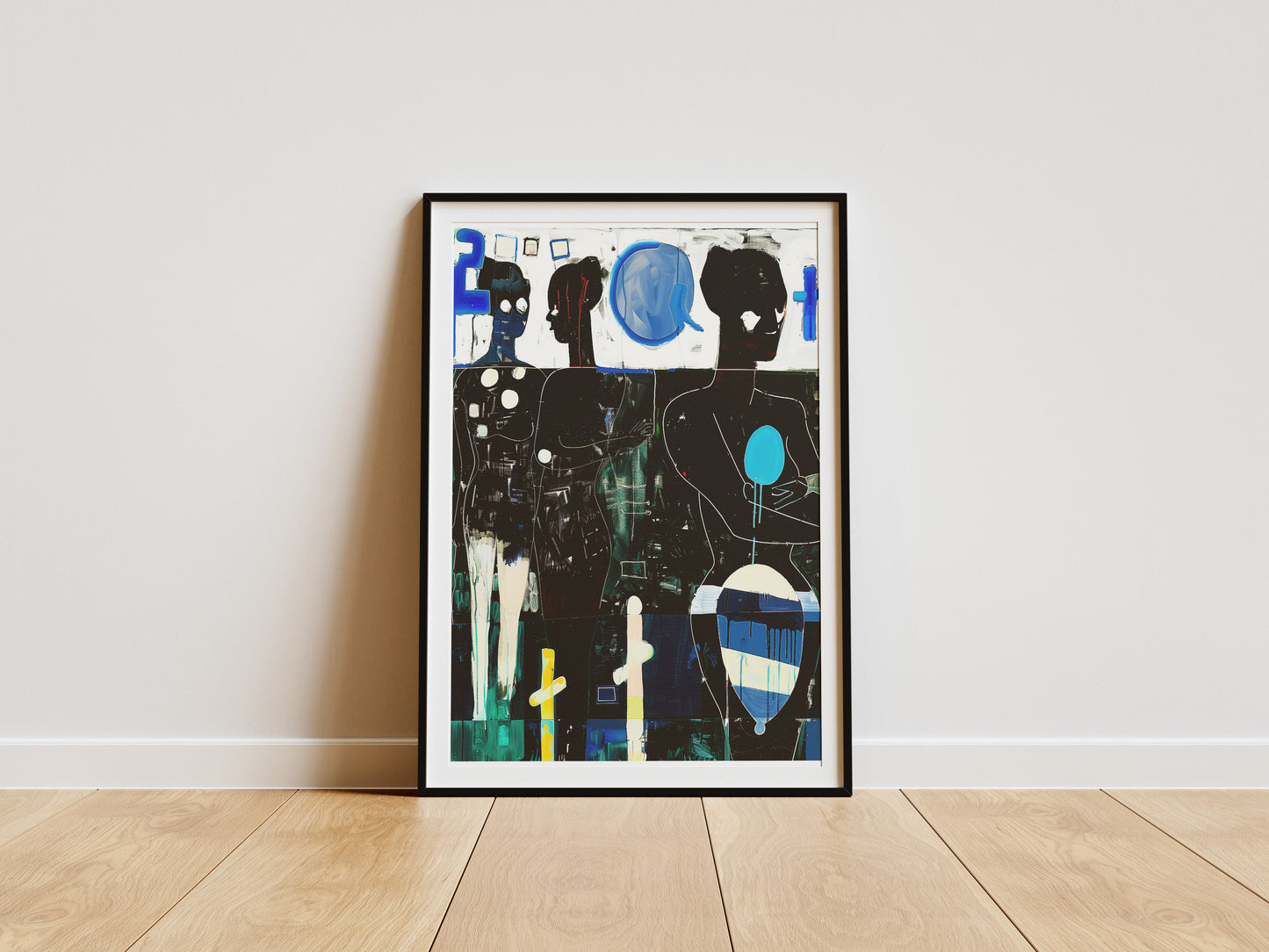 Figurative Expressionist Poster | Bold Contemporary Black Woman Art Print