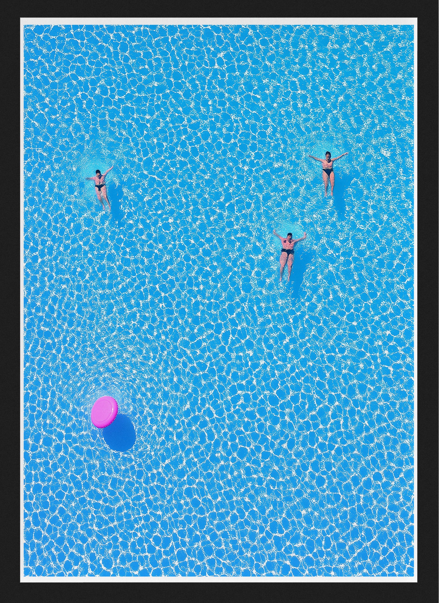 Minimalist Poolside Poster | Summer Vibes Tropical Wall Art Print