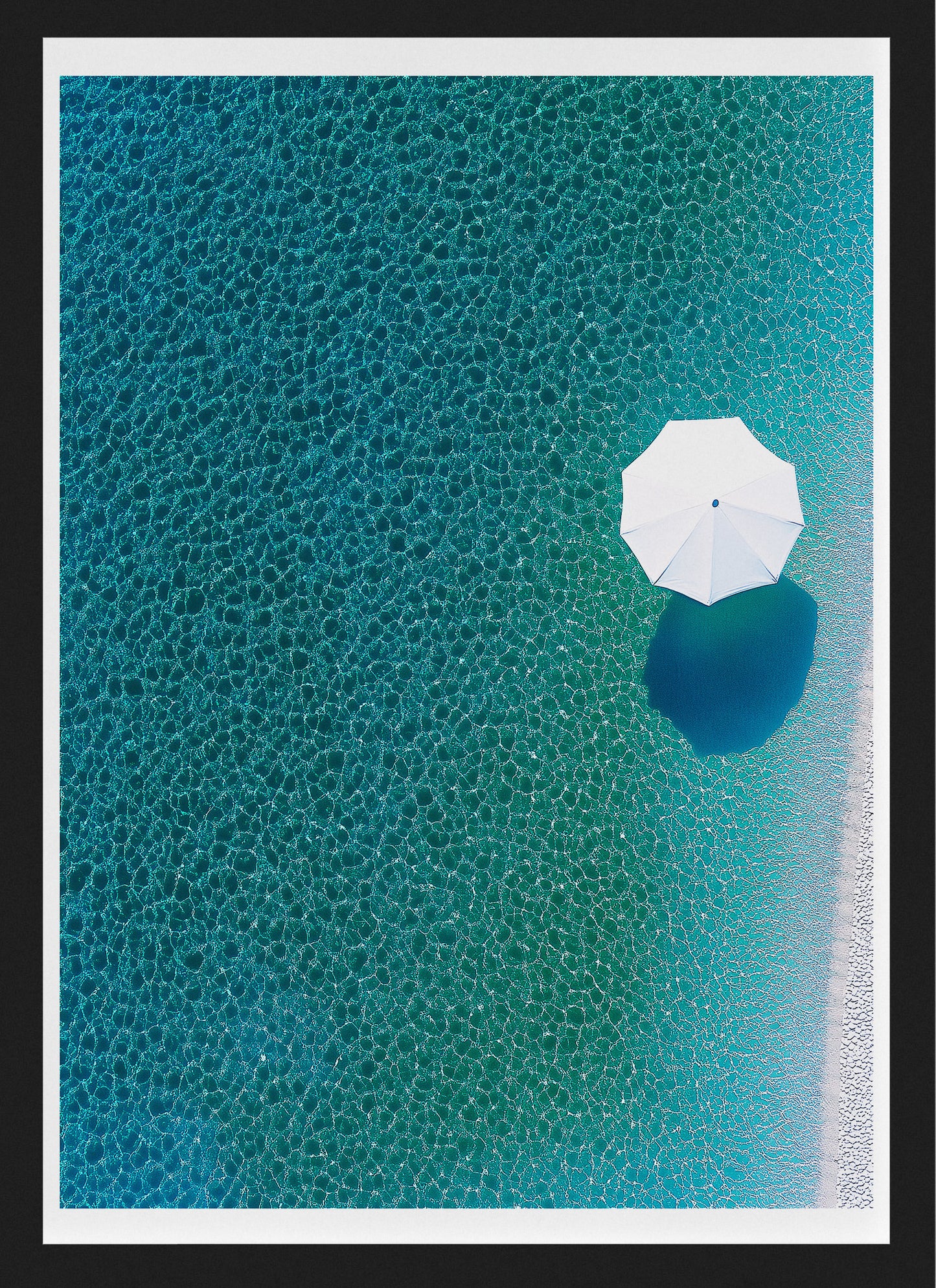 Minimalist Beach Poster | Serene Coastal Wall Art for Relaxing Home Decor