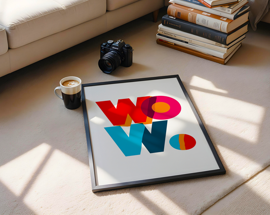 WOW Typography Poster
