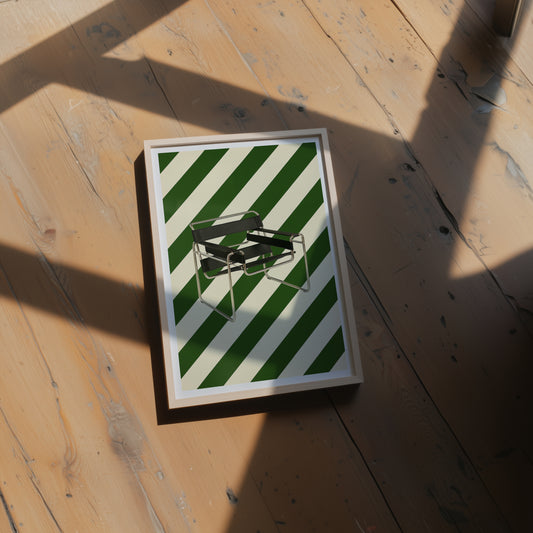 Modern Chair Poster | Bauhaus Inspired Design Print