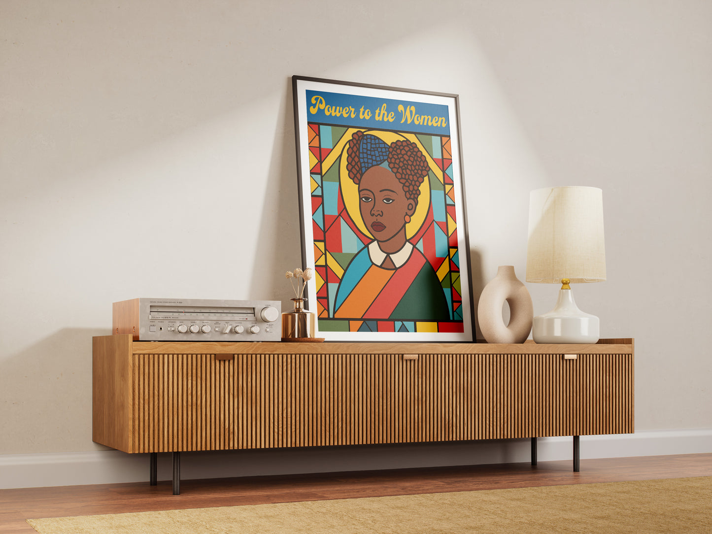 Power to the Women Poster | Feminist African American Art Print