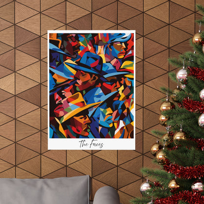 Abstract Faces Poster | African American Men in Cubist Style Wall Art