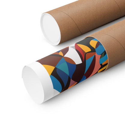 Abstract Faces Poster | African American Men in Cubist Style Wall Art