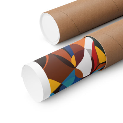Abstract Faces Poster | African American Men in Cubist Style Wall Art