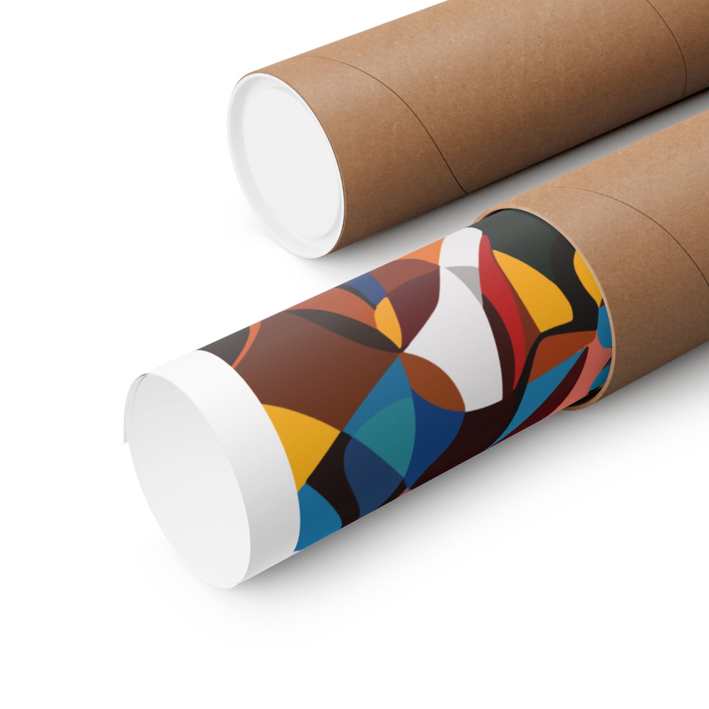 Abstract Faces Poster | African American Men in Cubist Style Wall Art