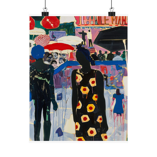 African American Woman Poster | Bold Civil Rights Inspired Art Print