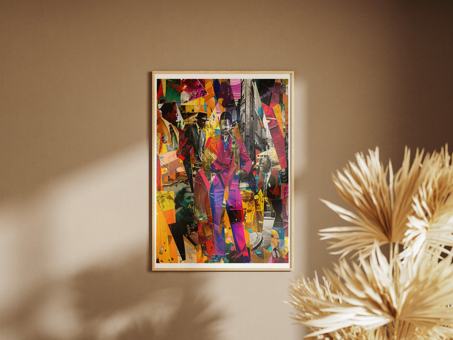 Urban Afro American Collage Poster | 20th Century Style Black Art Print