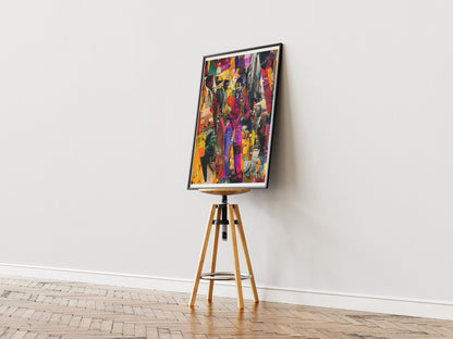 Urban Afro American Collage Poster | 20th Century Style Black Art Print
