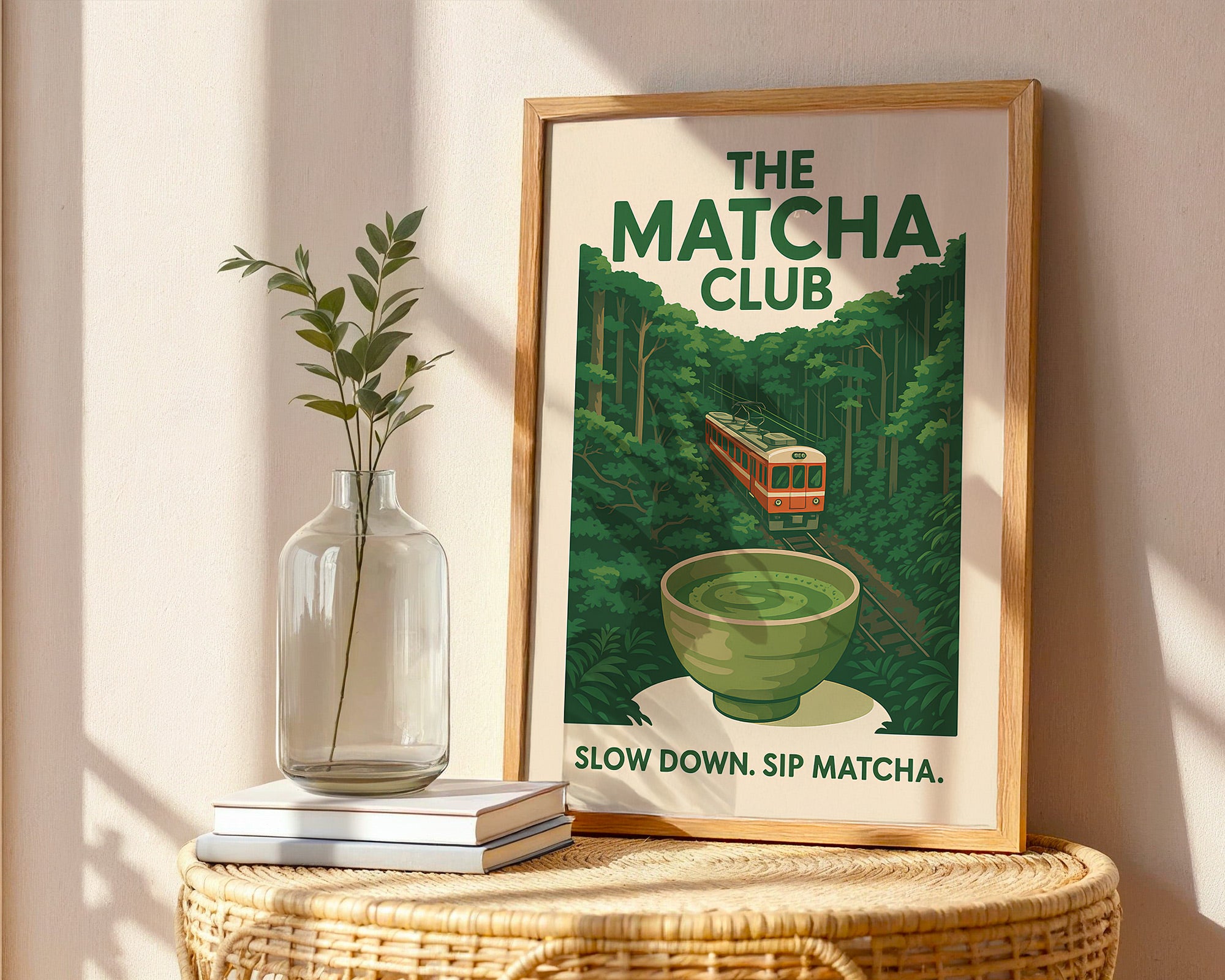 Matcha Club Poster | Japanese Tea Wall Art