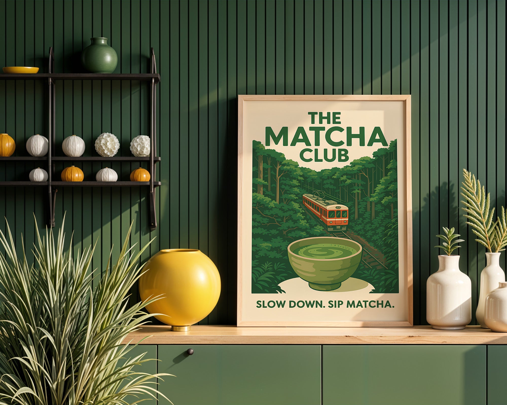 Matcha Club Poster | Japanese Tea Wall Art