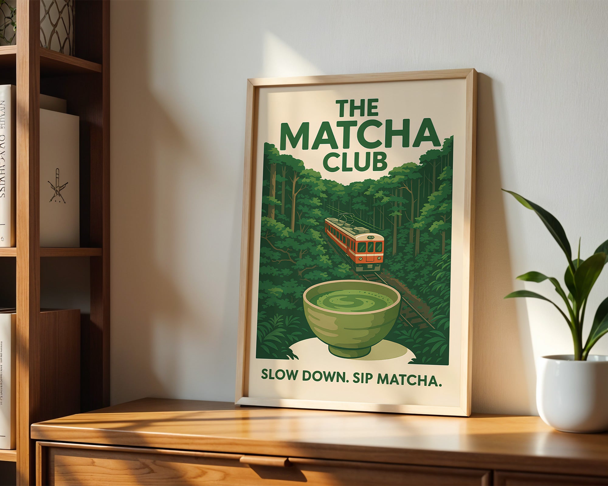 Matcha Club Poster | Japanese Tea Wall Art