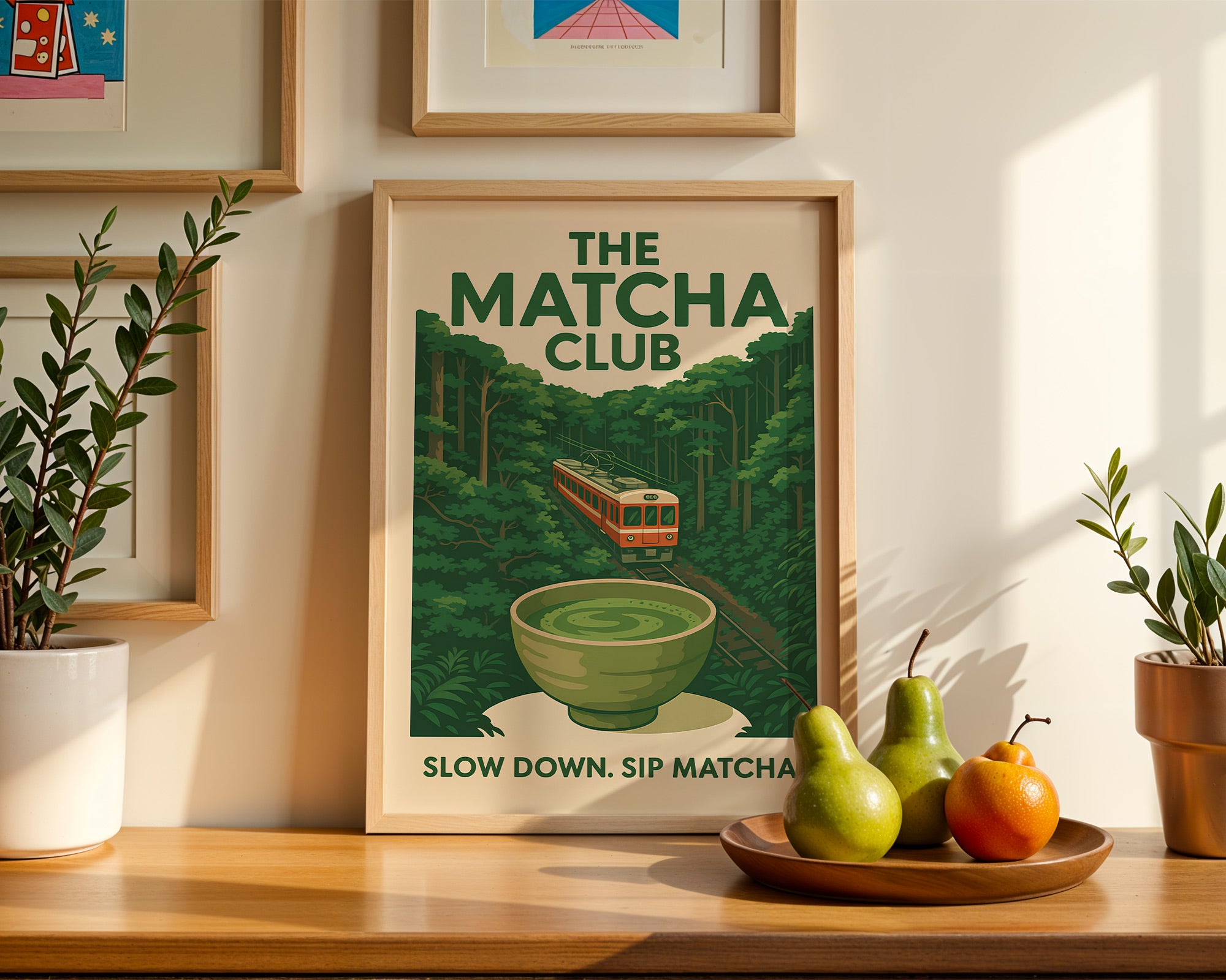 Matcha Club Poster | Japanese Tea Wall Art