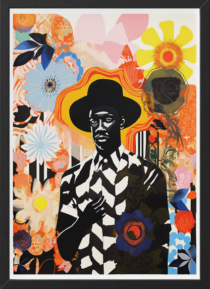 Afrofuturist Storytelling Poster | Bold African American Collage Wall Art