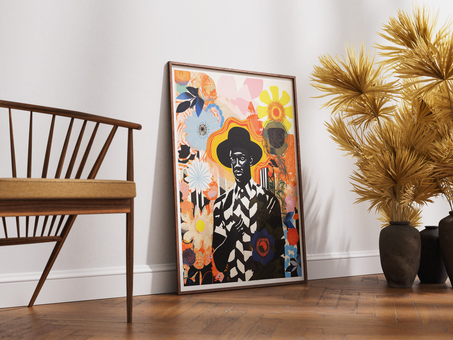 Afrofuturist Storytelling Poster | Bold African American Collage Wall Art