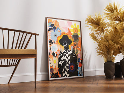 Afrofuturist Storytelling Poster | Bold African American Collage Wall Art