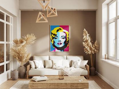 Marilyn Monroe Colorful Pop Art Poster