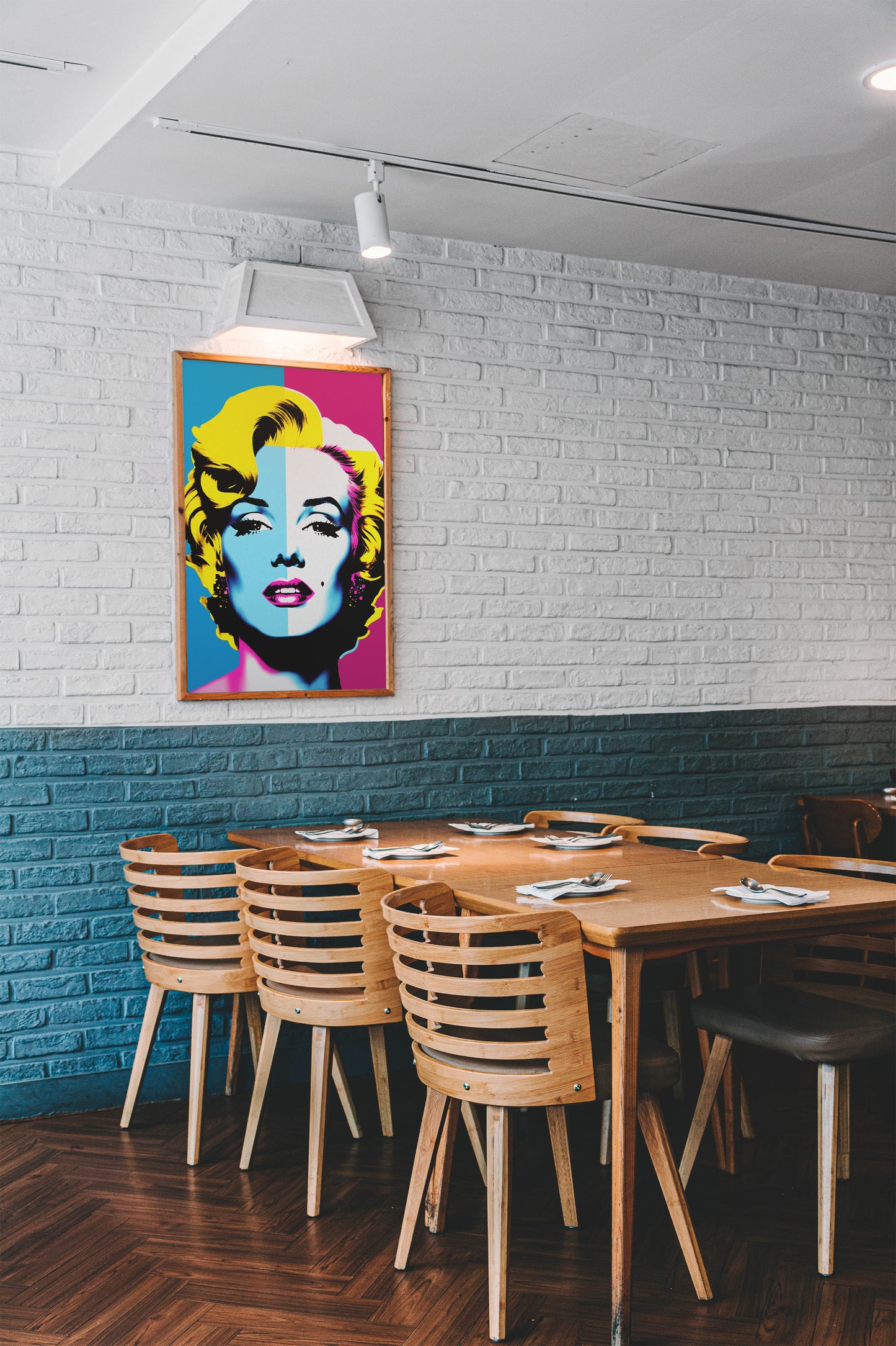 Marilyn Monroe Colorful Pop Art Poster