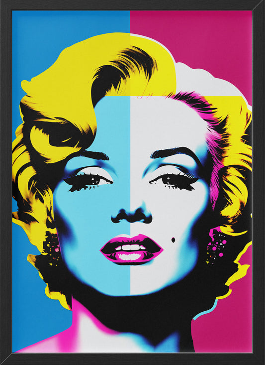 Marilyn Monroe Colorful Pop Art Poster