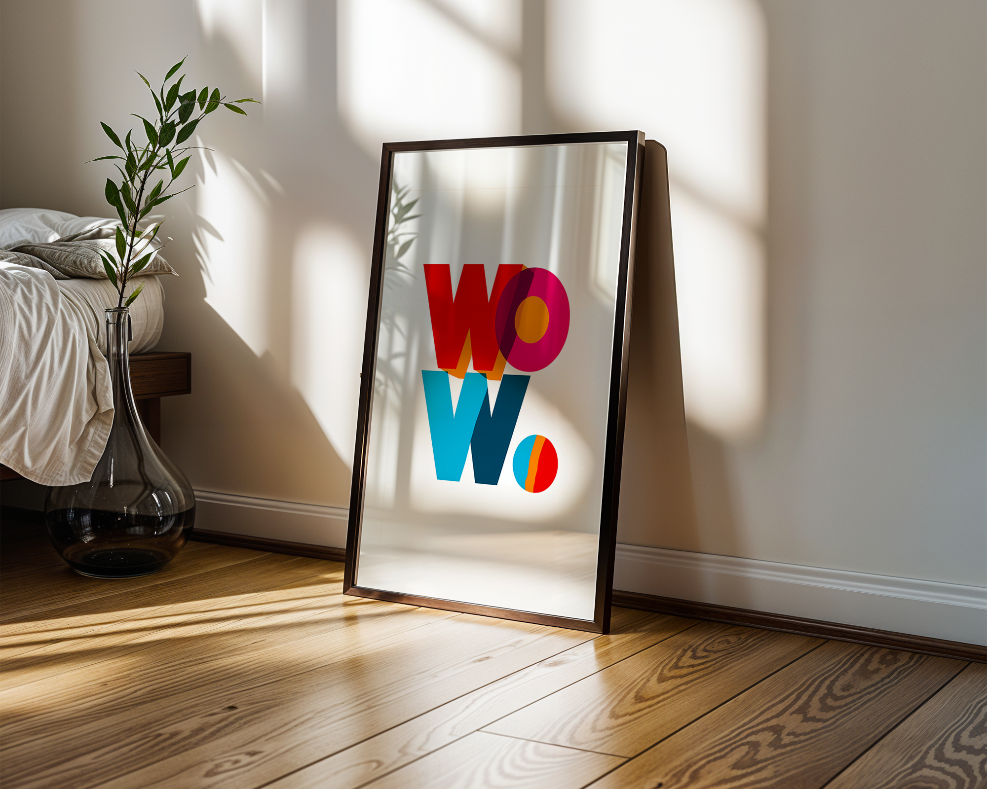 WOW Typography Poster