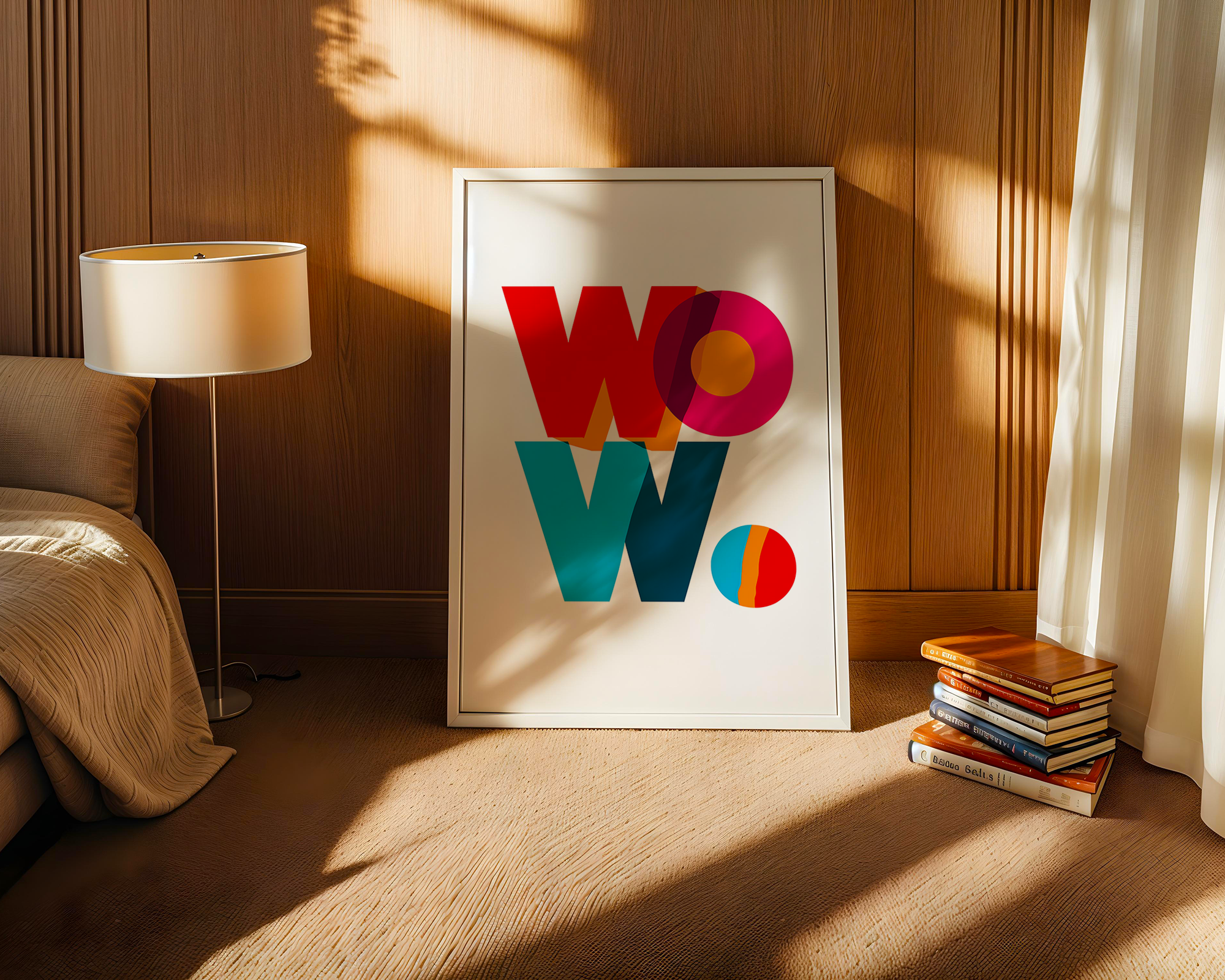 WOW Typography Poster