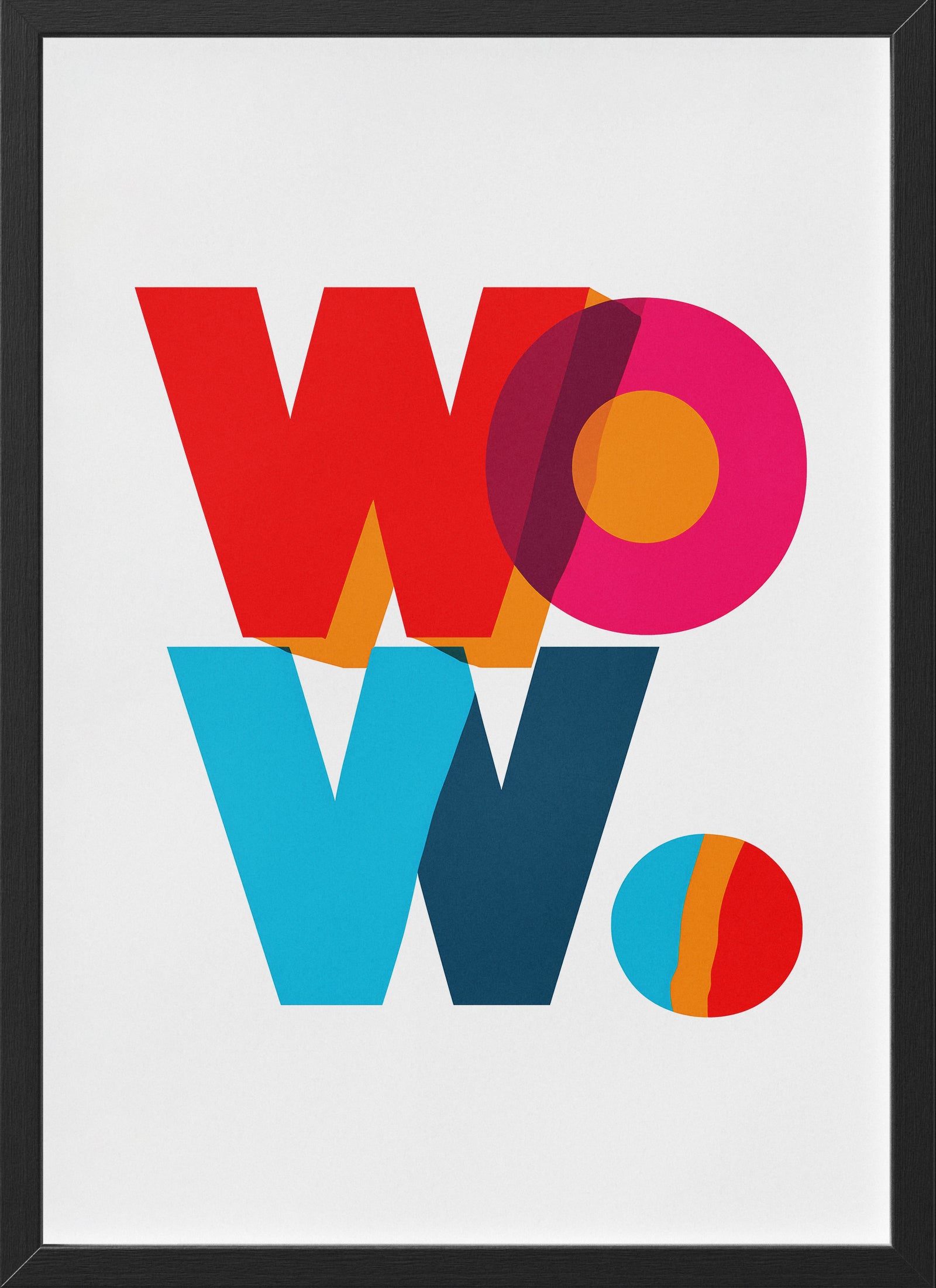 WOW Typography Poster