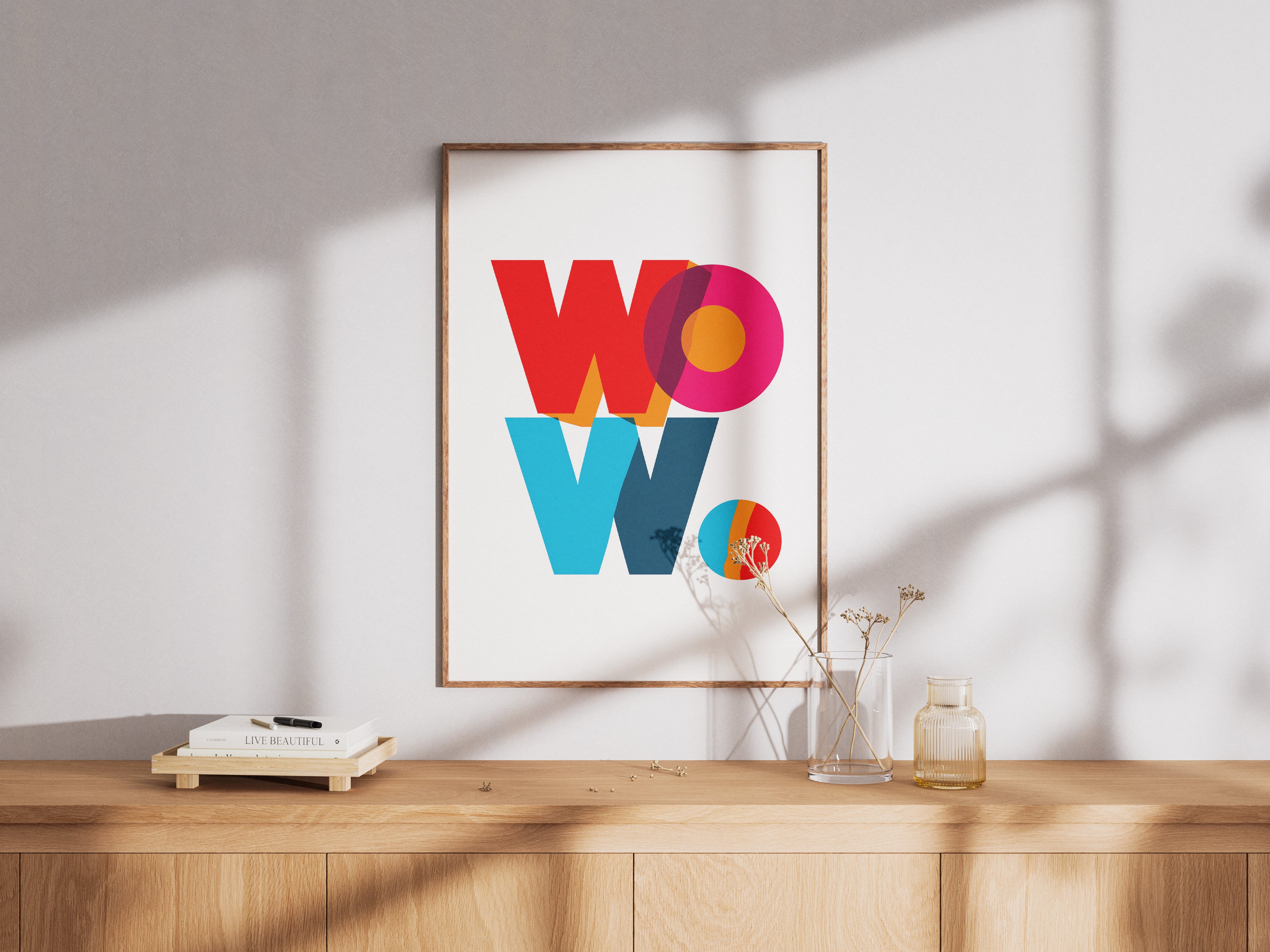 WOW Typography Poster