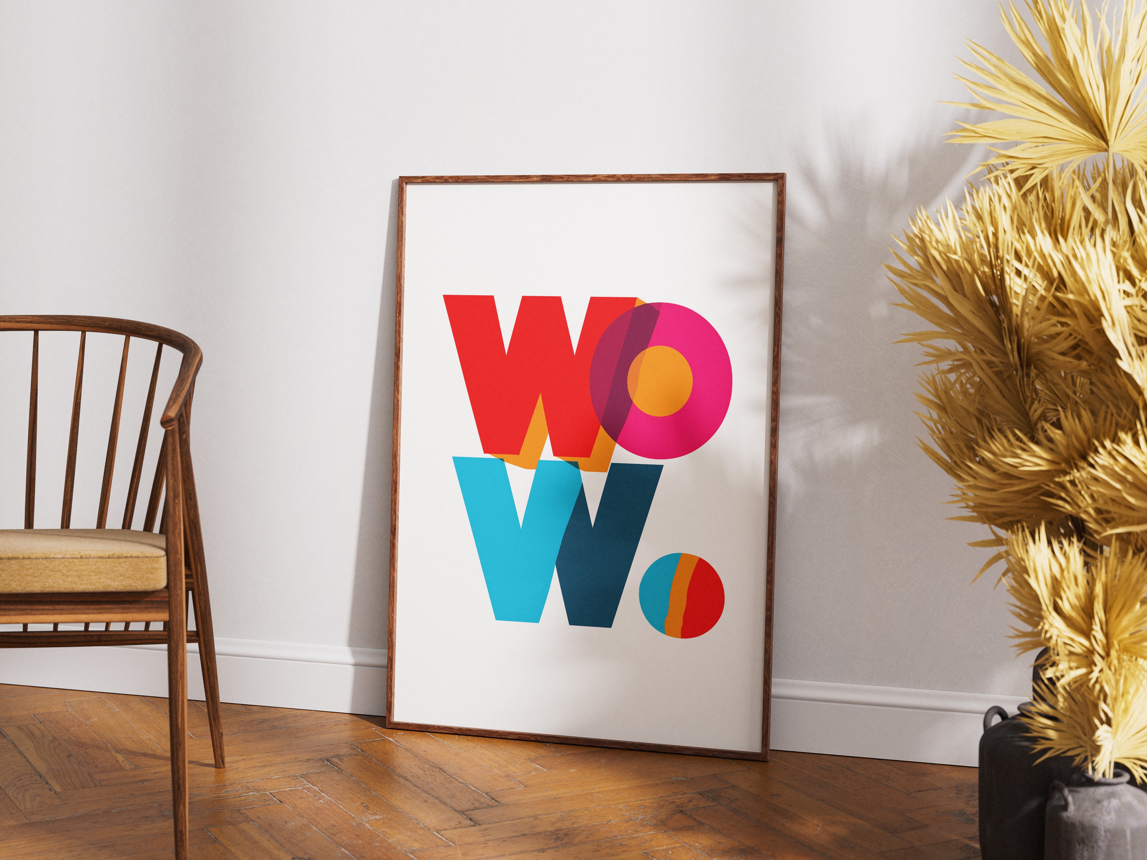 WOW Typography Poster