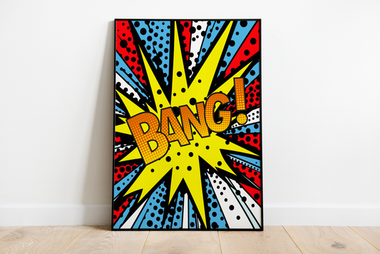Bang! Pop Art Style Poster