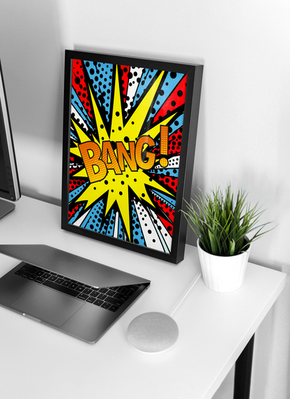 Bang! Pop Art Style Poster